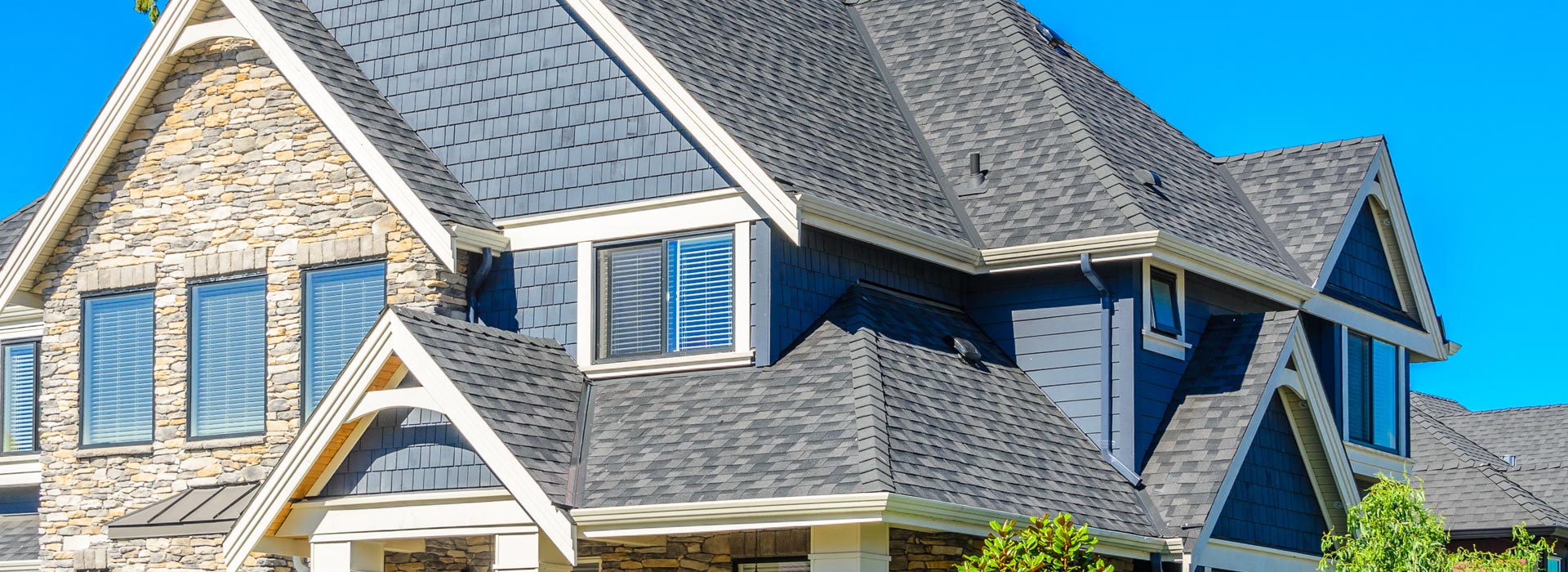 Roof Shingles On Beautiful House